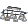411-06-63CBC chrome + black crack Потолочная люстра N-Light 411 411-06-63CBC chrome + black crack