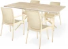 4844926001 Обеденная группа Sheffilton SHT-DS164 дуб сонома светлый/бежевый/светлый орех