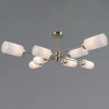 IL0737-8ASQ-25 AB NAPLES Потолочная люстра на штанге ILLUMICO IL0737-8ASQ-25 AB NAPLES (220V)