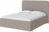 1924273 PROxSON Кровать Classic Large (Ткань: Рогожка Тетра Бежевый) 80x200