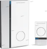 DBQ13 Звонок дверной беспроводной Elektrostandard, белый с серебром, 32 мелодий, IP44, 433MHz