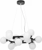 LDP 6033-15 BK Подвесной светильник Lumina Deco Marsiada LDP 6033-15 BK (220V, на тросе, шарики, молекулы)