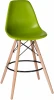 638GPP-LMZL DSW BAR, цвет сиденья салатовый (G-08), цвет основания светлый бук Стул барный DSW BAR (ножки светлый бук, цвет сиденья салатовый (G-08))