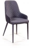 21439 Стул Douglas ромб, бархат серый 27 Top Concept (21439)