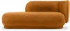815541 Кушетка Lucca правая ОГОГО (арт.815541), (Искусственный мех/Коричневый)