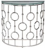 GY-CST8040 Консольный стол Garda Decor GY-CST8040 (Серебро/Серебро,Прозрачный)