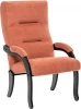 2500000174667 Кресло Leset Дэми (Фанера,Металл,Велюр/Оранжевый) арт.2500000174667
