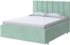 2023127 PROxSON Кровать Modern Large (Ткань: Велюр Teddy Мятный) 90x200