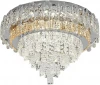 10231/SG LED Потолочная люстра Escada Passion 10231/SG LED 72Вт, MP3 Bluetooth, металл/хрусталь, хром (220V, пульт управления, круглые)