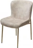 614M05576 Стул MATTEO Beige color-021, велюр / золотой, ®DISAUR