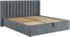 ZP.KM1.6-23.2171 Кровать с подъемным механизмом Ева 160х200 см Mebelson (ДСП,ЛДСП,Велюр/Графит) арт.ZP.KM1.6-23.2171