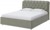 1921269 PROxSON Кровать Chester (Ткань: Велюр Лофти Олива) 180x200