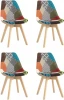 УТ000036624 Стул FRANKFURT пэчворк 4 шт. Stool Group (арт.УТ000036624)