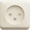 PA16-002K Розетка накладная без заземления со шторками (кремовый) Systeme Electric Этюд PA16-002K