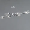 IL0734-6ASQ-25 CR NAPLES Потолочная люстра на штанге ILLUMICO IL0734-6ASQ-25 CR NAPLES (220V)