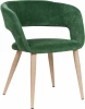 410131101h_green_н.дуб Кресло Hugs зеленый/нат.дуб R-Home арт.410131101h_green_н.дуб