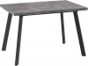 101751 Стол МАМАДОМА Борг-140 Дымчатая керамика/черный