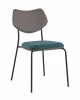 УТ000039575 Стул обеденный Casey темно-бирюзовый с серой экокожей Stool Group арт.УТ000039575