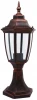 HL276 (075-013-0002) copper Столб уличный Horoz Leylak, 1 плафон, медь с черным и прозрачным