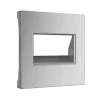 W1191109 Накладка для двойной розетки Еthernet RJ-45 (серебряный рифленый) Werkel W1191109 (a051350)