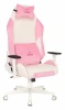 EPIC PRO PINK Кресло игровое Zombie EPIC PRO Fabric белый/розовый с подголов. крестовина пластик пластик белый