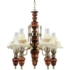 833-05-02 красное дерево+бронза Подвесная люстра N-Light 833 833-05-02 красное дерево+бронза