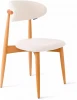 20908 Стул Paolo, бук натуральный, ткань, белый Top Concept арт.20908