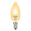 HCL-28/CL/E14 candle gold Лампочка галогенная свеча желтая E14 28W Uniel HCL-28/CL/E14 candle gold