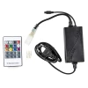 ULC-N22-RGB NEON BLACK Контроллер для управления светодиодными ULS-N22 RGB NEON лентами 220В, с пультом ДУ Uniel ULC-N22-RGB NEON BLACK
