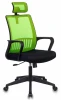 MC-201-H/SD/TW-11 Кресло Бюрократ MC-201-H салатовый TW-03A сиденье черный TW-11 с подголов. крестовина
