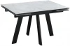 00-00065838 Стол обеденный DikLine WINGS Жемчужный Перито,Черный, Черный