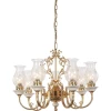 VETRALLA 179.7 antique gold Подвесная люстра Lucia Tucci Vetralla 179.7 antique gold