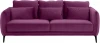 342357 Диван Amsterdam трехместный ОГОГО (арт.342357), (Ткань/Фиолетовый)