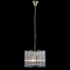 IL0686-3PSQ-24 AB LYRA Подвесная люстра ILLUMICO IL0686-3PSQ-24 AB LYRA (220V, хрусталь, на цепи)