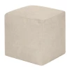3926601 Пуфик Dreambag Куб Светло-Бежевый Велюр (Классический) 3926601