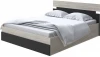 2015197 Без бренда Кровать Milton с подъемным механизмом (ЛДСП Ясень Шимо Светлый/Черный) 80x190