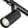 20002TRA/03LED SBK Трековый светильник однофазный Escada 20002 20002TRA/03LED SBK 20Вт, металл, черный матовый (220V, круглые)