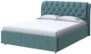 2014806 PROxSON Кровать Chester (Ткань: Велюр Gratta 5 Морская лагуна) 140x200