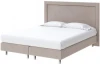 1925831 PROxSON Кровать London Boxspring Lift (Ткань: Велюр Monopoly Миндаль (111)) 80x200
