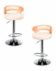 LMZ-1018-N_CH-M_EL-cream Набор 2 шт стул барный DOBRIN FRED (натуральное дерево, кремовый)