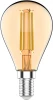 1057154 Лампочка светодиодная филаментная Gauss Filament 1057154 Шар 3,8W 350lm 2400К Е14 golden LED