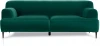810608 Диван Portofino 2-х местный ОГОГО (арт.810608), (Ткань/Зеленый,Черный)