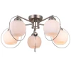 SPHERE II 81051-5C SATIN NICKEL Потолочная люстра Natali Kovaltseva Sphere Ii 81051-5C SATIN NICKEL