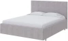 1910991 PROxSON Кровать Neo (Ткань: Велюр Лофти Серый) 90x190