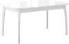 00-00062571 Стол М20 белый/стекло белое optiwhite Dikline 00-00062571