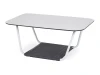 RC13-100-65-G-4sis white Журнальный стол 100х65см из HPL, цвет молочный 4SIS Глория RC13-100-65-G-4sis white