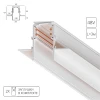 A473333 Магнитный шинопровод встраиваемый в гипсокартон Arte Lamp Linea-Accessories A473333