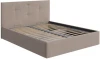 2028554 PROxSON Кровать Mono с бельевым ящиком (Ткань: Велюр Monopoly Миндаль (111)) 180x200