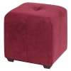 13596 Пуф Dreambag Николь Бордовый Велюр 13596