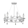 V4894-0/6S Подвесная люстра Vitaluce V4894-0/6S (220V, на тросе, свеча, кольцо, птички)